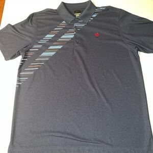 EUC Greg Norman 1923 Golf Polo Shirt Bluish Gray Stretch Mens Size 2XL 🔥🏌️ (T)